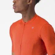 Tricou cu maneca scurta Castelli Unlimited Entrata 2 Portocaliu XXL