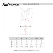 Pantaloni scurti cu bazon si bretele Force Action Negru M