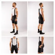 Pantaloni scurti cu bazon si bretele Force Action Negru XXL