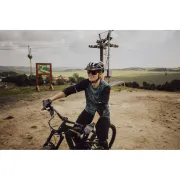 Tricou Force MTB Move maneci scurte Verde Inchis XXXL