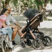 Carucior Bebe Transformabil 3 In 1 C Melora - Negru