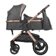 Carucior Bebe Transformabil 3 In 1 C Melora - Negru