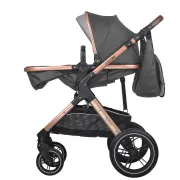 Carucior Bebe Transformabil 3 In 1 C Melora - Negru