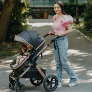 Carucior transformabil 3in1 Coccolle Melora Moonlit grey