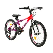 Bicicleta Copii Dhs Terrana 2023 - 20 Inch, Violet/Roz