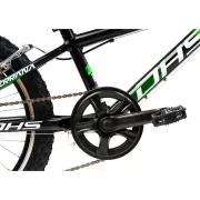 Bicicleta Copii Dhs Terrana 2023 - 20 Inch, Negru/Verde