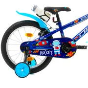 Bicicleta Copii DHS Rocket - 18 Inch, Albastru