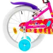 Bicicleta Copii DHS Icecream - 18 Inch, Roz