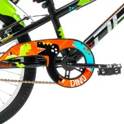 Bicicleta Copii DHS Dino - 20 Inch, Negru