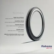 Anvelopa Bicicleta Rubena 700 x 32C 32-622 FLASH V66, Negru