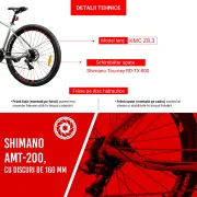 Bicicleta Mtb Devron Riddle 2023 RM1.9 - 29 Inch, M, Argintiu