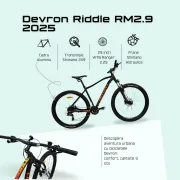Bicicleta Mtb Devron Riddle RM2.9 2025 - 29 Inch, L, Negru