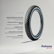 Anvelopa Bicicleta Rubena 26 x 2,25 57-559 R08 TRITON