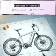 Bicicleta Electrica Devron 28427 - 28 Inch, M, Negru mat