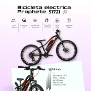 Bicicleta Electrica Prophete 51721 - 24 Inch, S, Negru