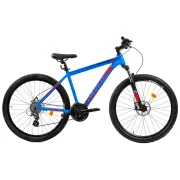 Bicicleta MTB Colinelli COL27, Marimea M, 27.5 inch, Albastru, Schimbator Shimano Altus, 24 Viteze, Cadru Aluminiu, Frane pe Disc