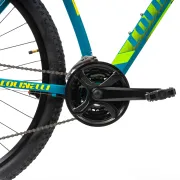 Bicicleta MTB Colinelli COL27, Marimea M, 29 inch, Verde, Schimbator Shimano Altus, 24 Viteze, Cadru Aluminiu, Frane pe Disc