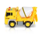 Camion betoniera 1:20 cu lumini si sunete, Moni, Galben