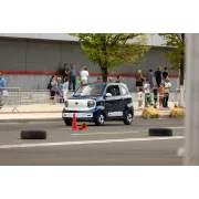 Masina electrica Aigo M1 urbana - autonomie 180 km, 4 locuri, permis B1, Albastru