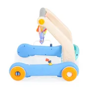Jucarie multifunctionala 2 in 1 - premergator si centru de joaca cu pian, Moni, Albastru