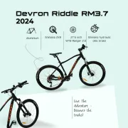 Bicicleta Mtb Devron Riddle RM3.7 2024 - 27.5 Inch, L, Negru