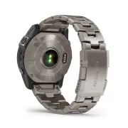 Garmin - quatix 7x Solar Titanium - ceas inteligent premium cu GPS cu functii avansate pentru sport si navigatie