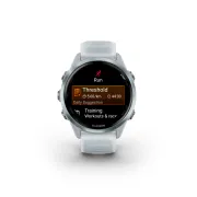 Garmin Forerunner 570 - 42 mm - ceas multisport cu GPS si AMOLED - alb Cloud Blue Aluminium with Translucent Whitestone | Cloud Blue Band