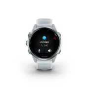 Garmin Forerunner 570 - 42 mm - ceas multisport cu GPS si AMOLED - alb Cloud Blue Aluminium with Translucent Whitestone | Cloud Blue Band
