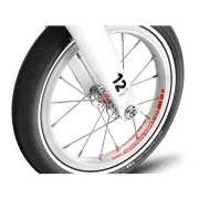 Bicicleta copii Woom 1 cu roti 12" mov intens alb