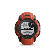 Garmin Instinct 2X Solar - smartwatch robust cu GPS - Rosu