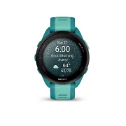 Garmin - Forerunner 165 Music ceas multisport cu GPS AMOLED - albastru turcoaz aqua
