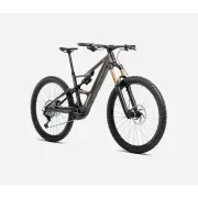 Bicicletă electrică eMTB Trail Orbea RISE LT M-TEAM 420W - Cosmic Carbon View | Golden Sand (Gloss)