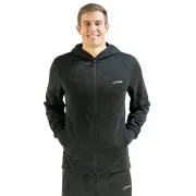 Finis - hanorac bumbac cu fermoar pentru barbati Tech Jacket Mens - negru