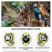 Garmin INSTINCT E - 45 mm galben Lime - smartwatch robust cu GPS