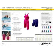 Finis - Costum inot tehnic pentru baieti sau barbati - Fuse Jammer - albastru