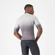 Castelli - tricou ciclism maneca scurta tailored fit cu protectie solara - Upf Jersey - 20-38 gr C - gri argintiu