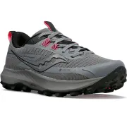 Saucony - pantofi alergare pentru femei Peregrine 13 GTX - gri Gravel negru