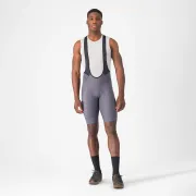 Castelli - pantaloni ciclism scurti cu bretele - Unlimited Cargo Bibshort - 15-35 gr C - gri inchis Smokey