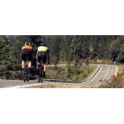 Spiuk - Pantaloni scurti ciclism pentru barbati TOP TEN ANTI-ABRASION Bib Short  - negru