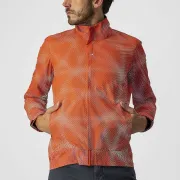 Castelli Commuter Reflex - jacheta ciclism impermeabila portocalie