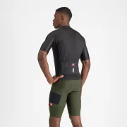 Castelli - pantaloni ciclism scurti cu bretele - Unlimited Cargo Bibshort - 15-35 gr C - verde Deep Green