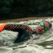 Orca - ochelari inot triatlon si ape deschise - Killa 180° - negru transparent