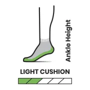Smartwool - sosete sport femei Hike Light Cushion Ankle socks - negru mov