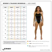 Finis - costum de baie intreg Openback Solid Color - visiniu mov Cabernet