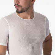 Castelli - bluza de corp cu maneca scurta - Pro Mesh 2.0 Short Sleeve - 15-28 gr C - alb