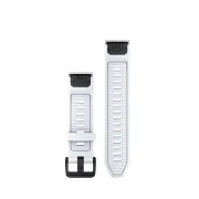 Garmin curea silicon QuickFit 20 - alb Whitestone Silicone