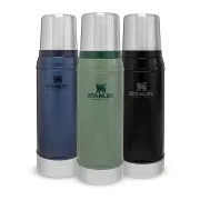 Stanley - termos clasic cu maner The Legendary Classic Bottle - verde Hammertone - 750 ml