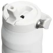 Stanley - termos tip sticla cu pai - Iceflow Flip Straw 2.0 - alb - 0.7 L