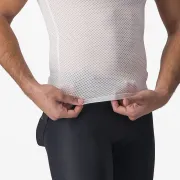 Castelli - bluza de corp fara maneci - Pro Mesh 2.0 Sleeveless - 15-28 gr C - alb