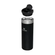 Stanley - termos mic calatorie The Aerolight Transit Mug - negru metalic - 470 ml